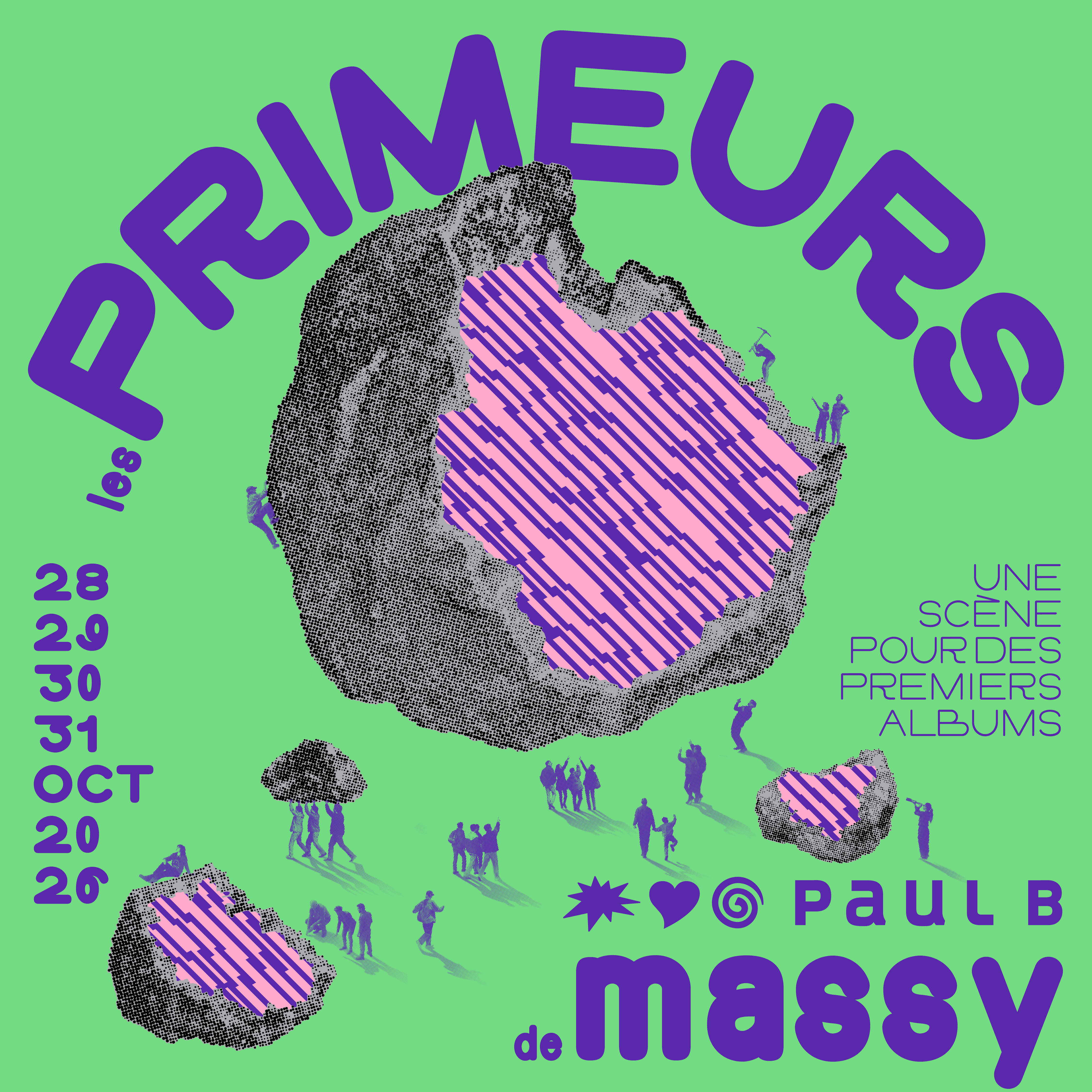 Affiche Les Primeurs de Massy en concert au Centre Culturel Paul B
